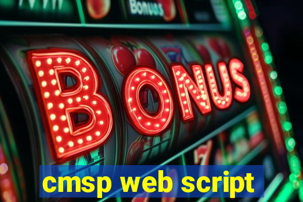 cmsp web script